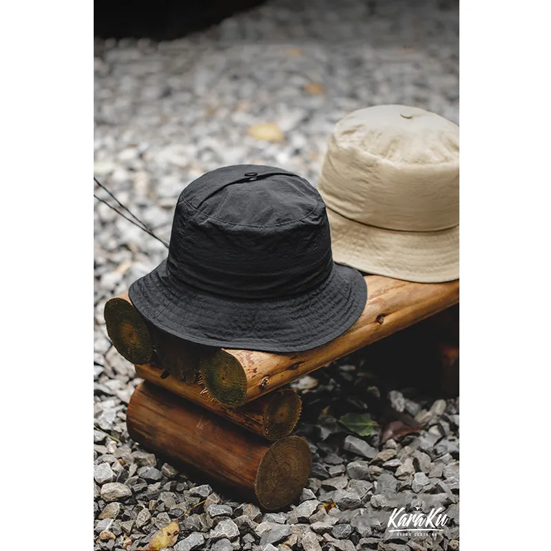 2-Way Foldable Nylon Bucket Hat