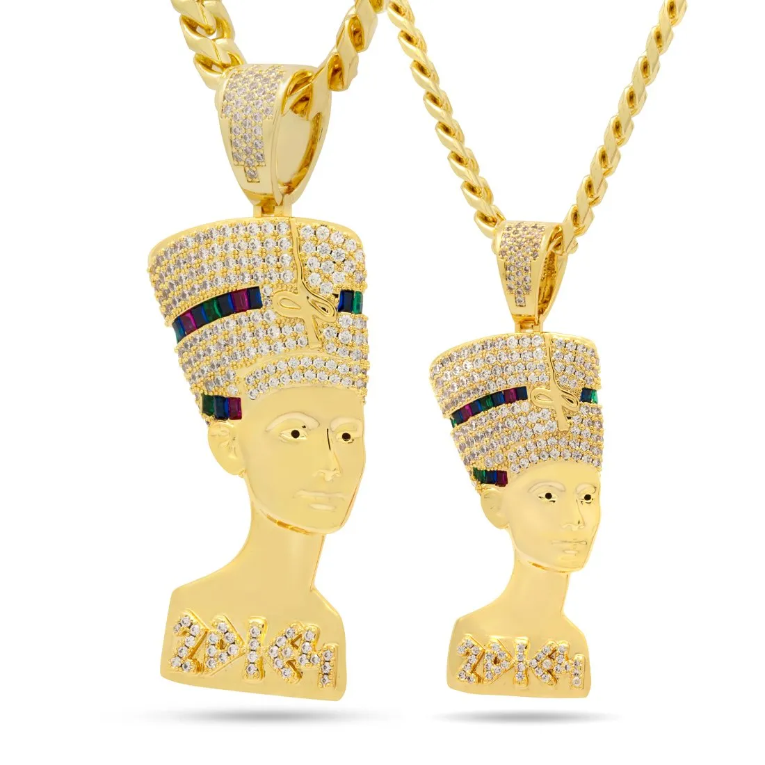 3D Boss Nefertiti Necklace