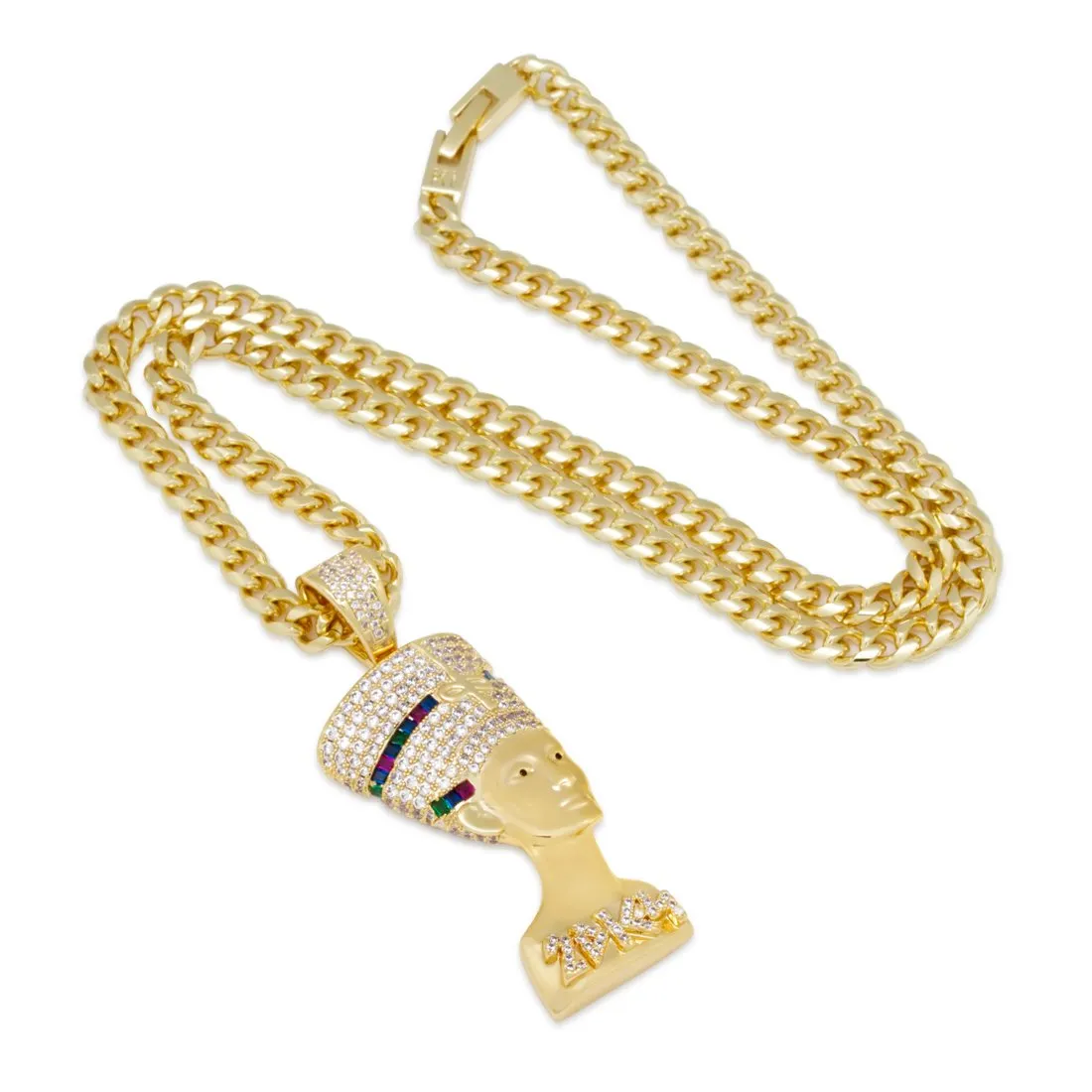 3D Boss Nefertiti Necklace