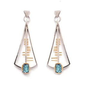 Adeline Earrings in various gemstones