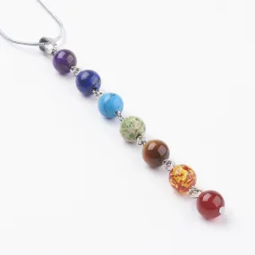 Adult's Chakra Gemstone Pendant Necklace