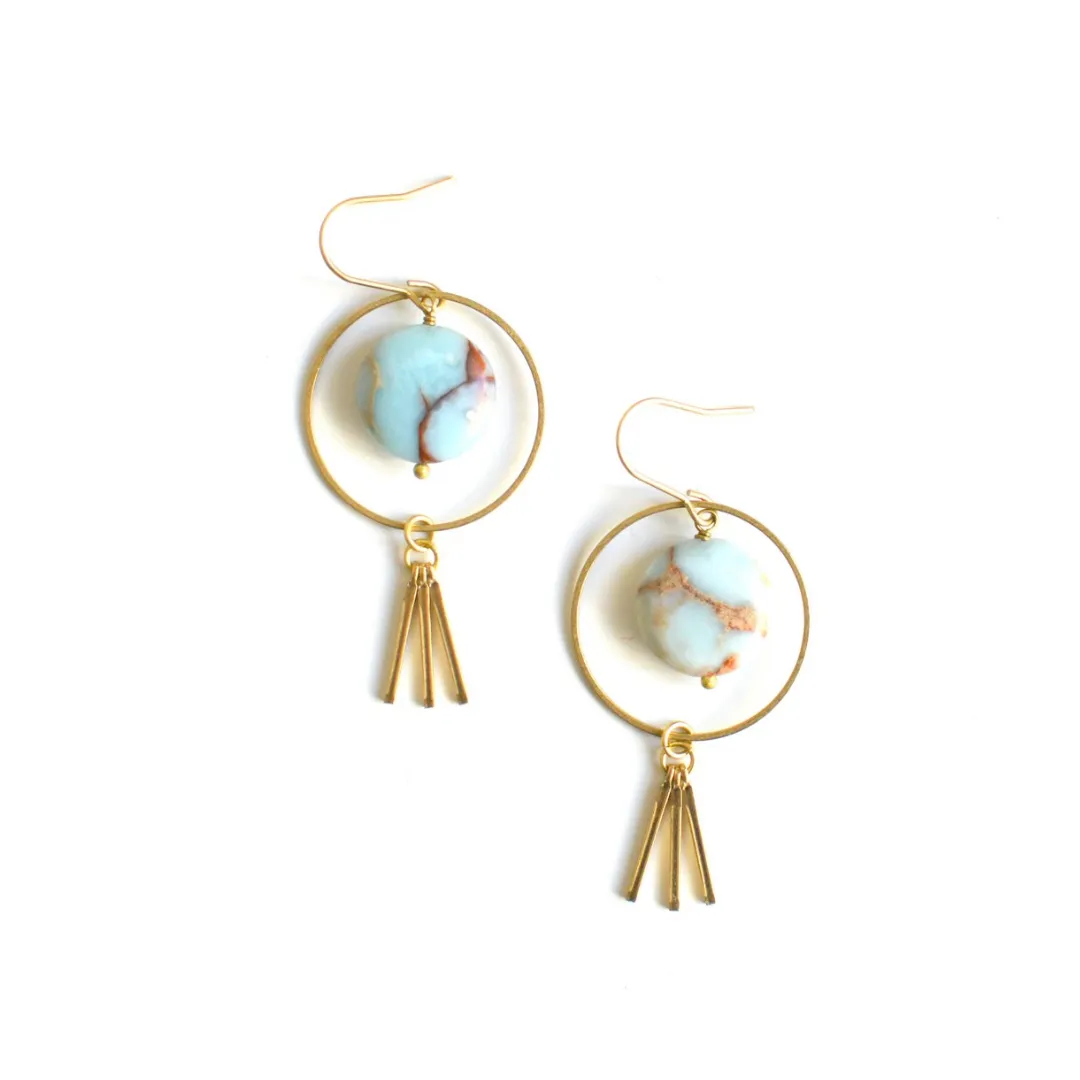 Aerie African Opal Jasper Earrings