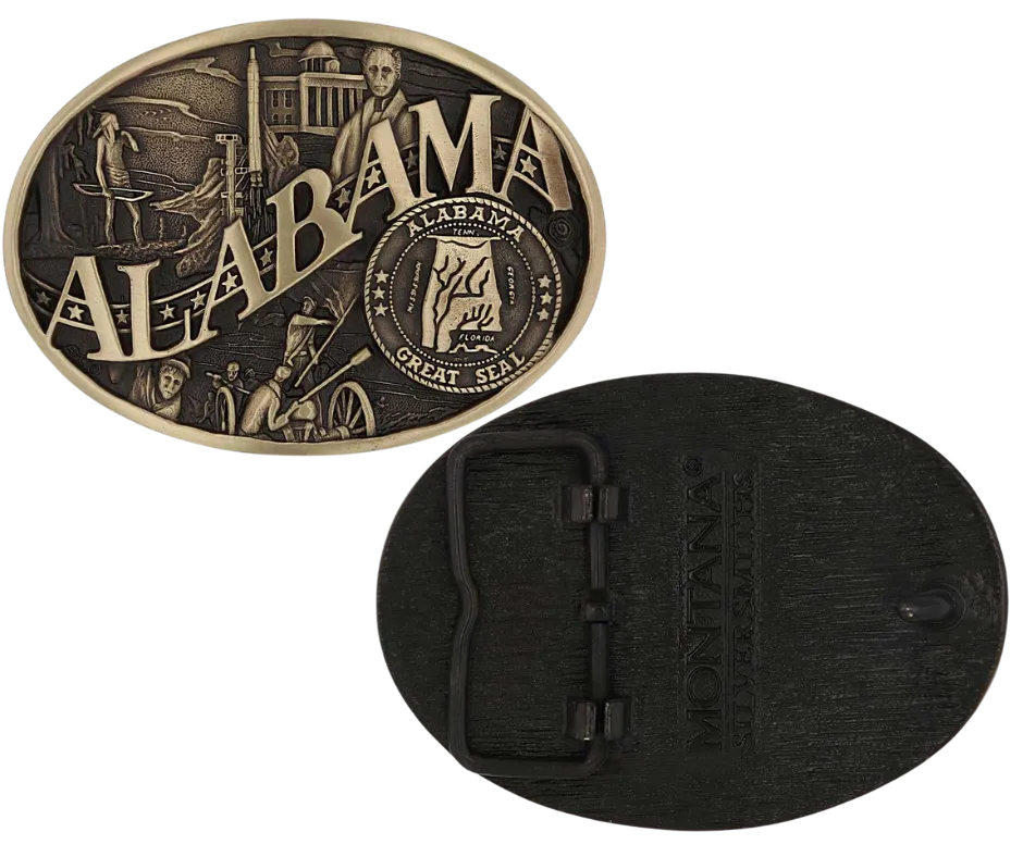 Alabama State Buckle