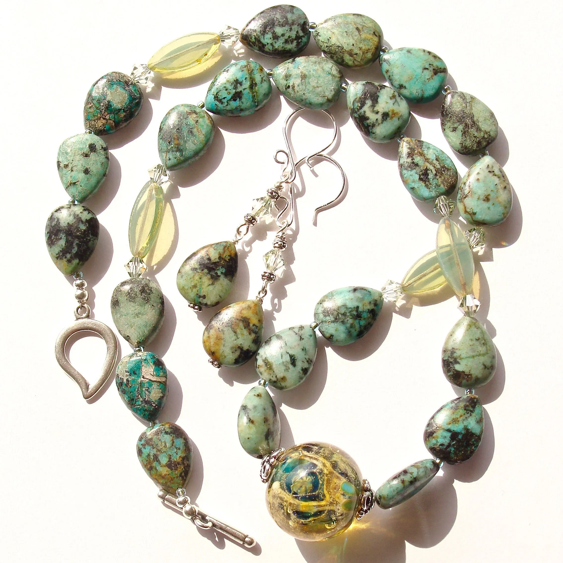 Amelia: Earth Necklace with Turquoise Jasper