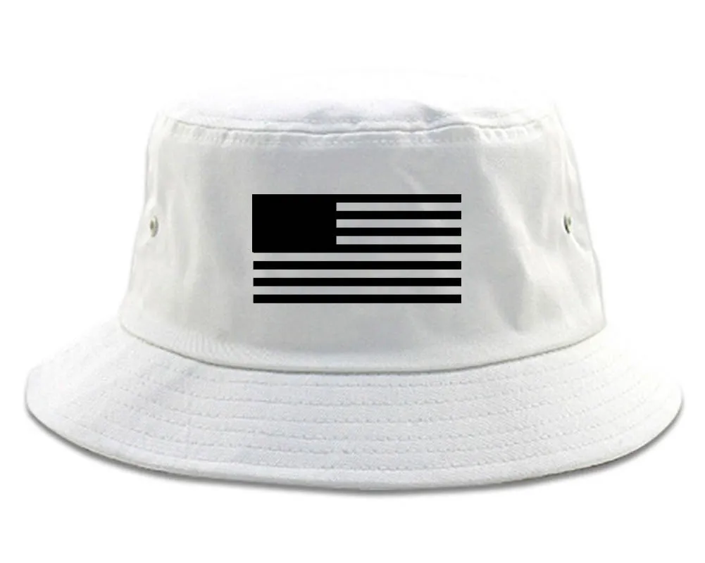 American Flag United States Goth Bucket Hat