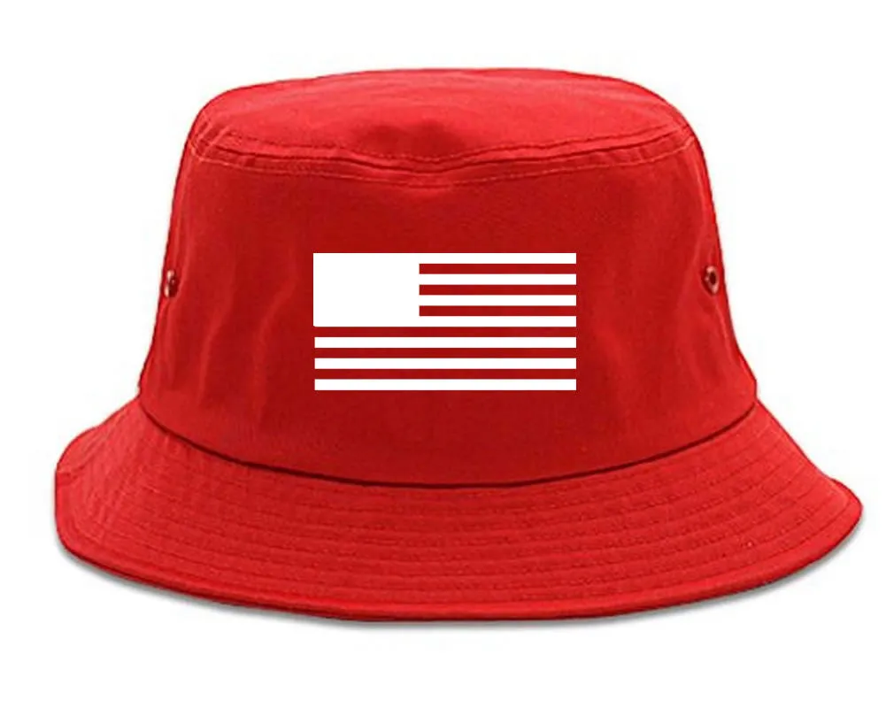 American Flag United States Goth Bucket Hat