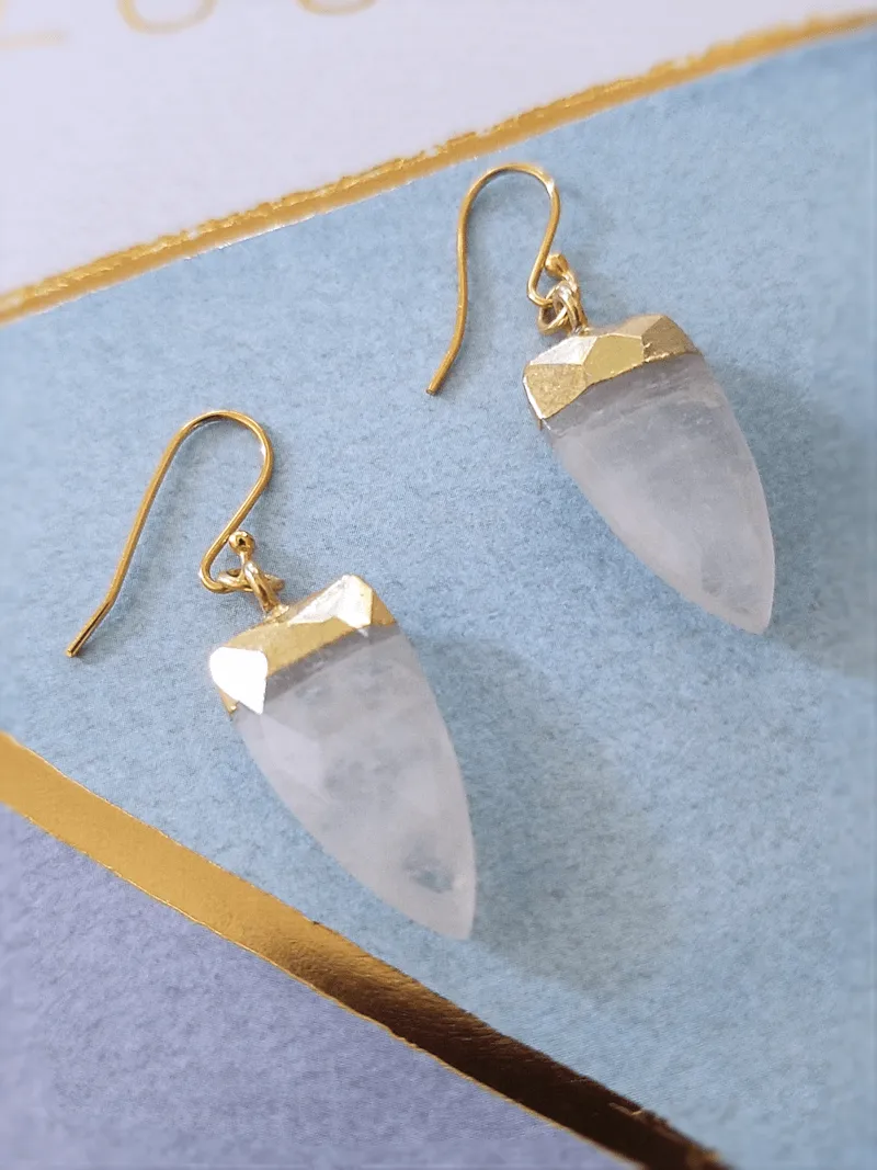 Arrowhead Gemstone Earrings