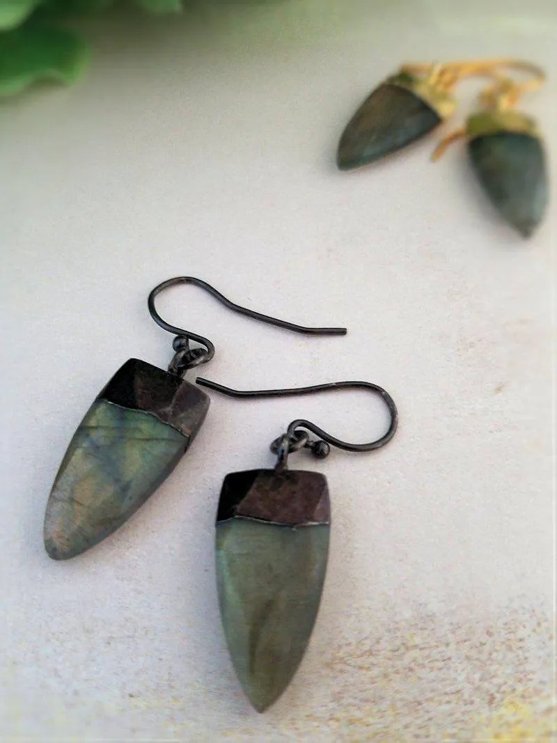 Arrowhead Gemstone Earrings