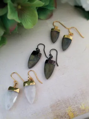 Arrowhead Gemstone Earrings