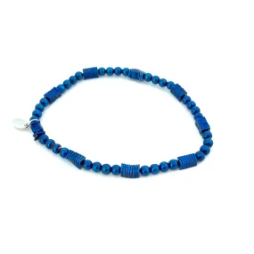 Babette Wasserman Cubic Blue Hematite Bracelet