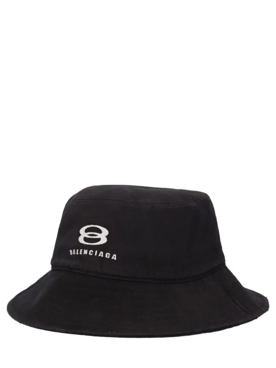 Balenciaga   Cotton drill bucket hat 