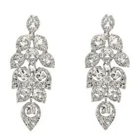 Bevina Leaves Chandelier Earrings | 55mm