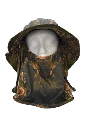 Bucket Hat 360 Multi Veil with Chin Strap - Camo