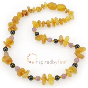 Child Baltic Amber Necklace - Harvest Chips