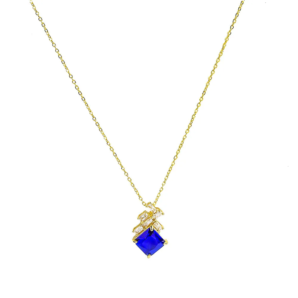 Distinctive Dazzling Zircon Stones Necklace - Fluffy