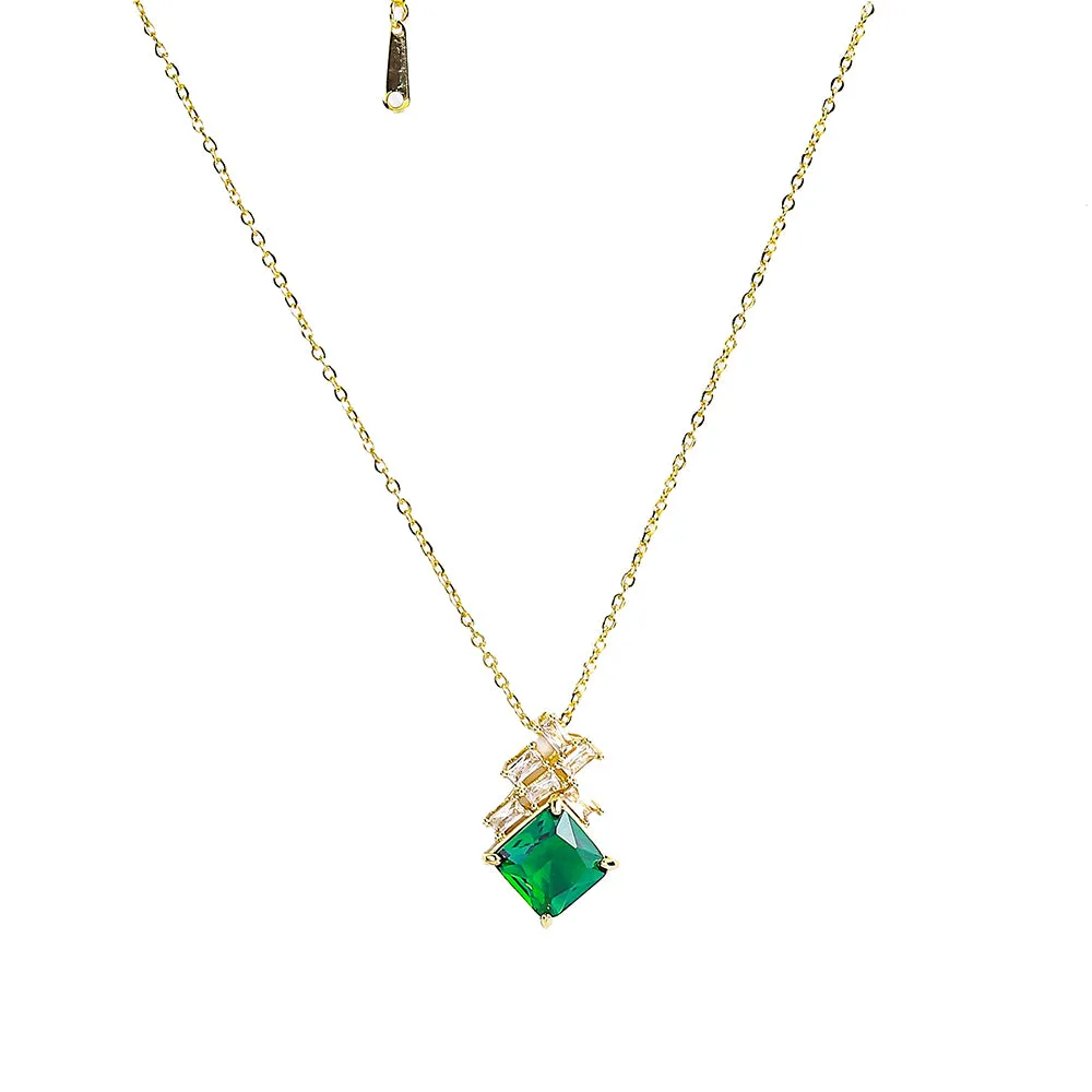 Distinctive Dazzling Zircon Stones Necklace - Fluffy