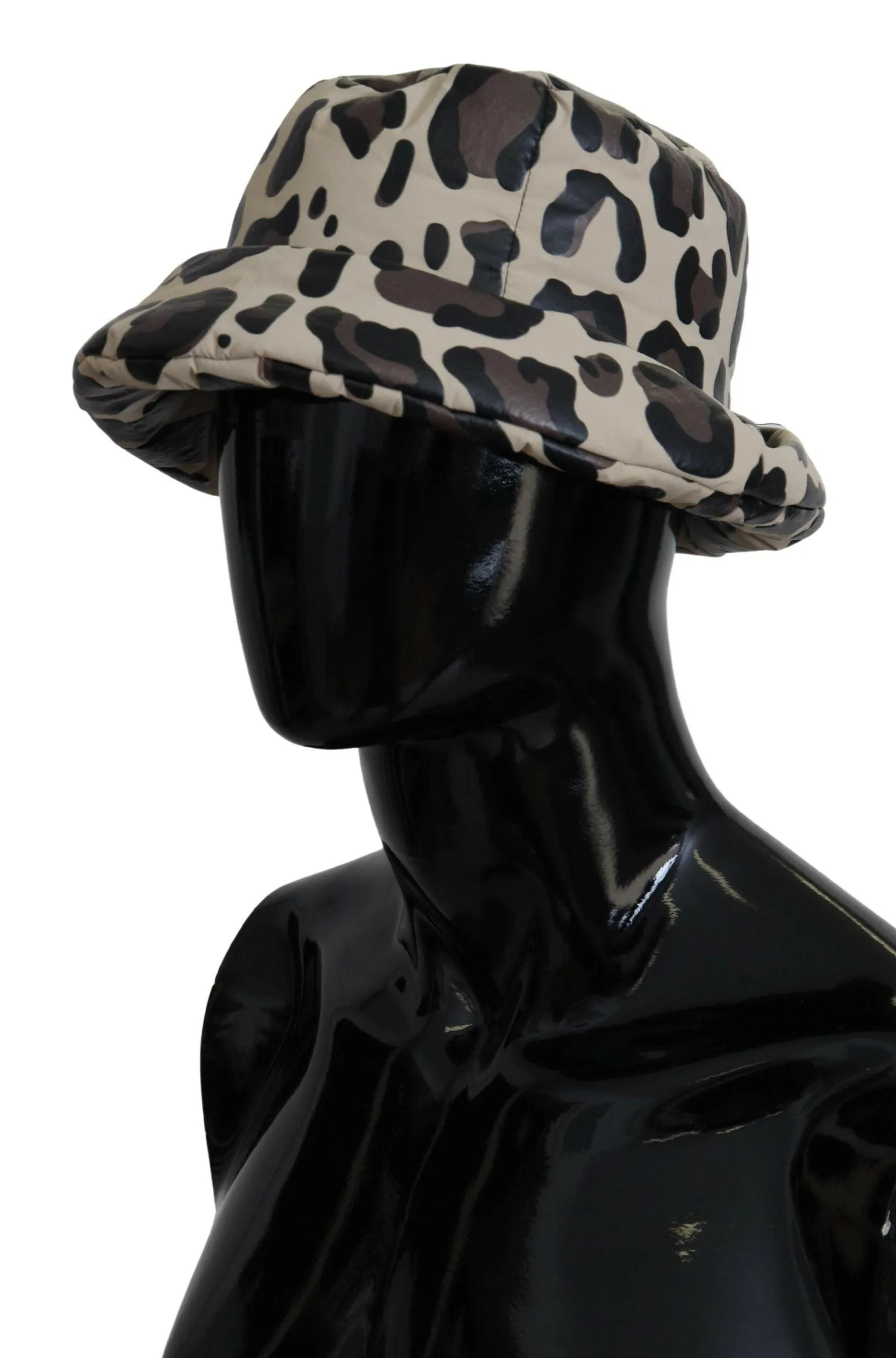 Dolce & Gabbana Multicolor Leopard Print Capello Men Bucket Cap Hat