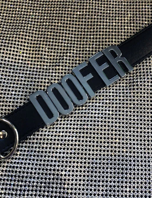 DOOFER CHOKER - BLACK