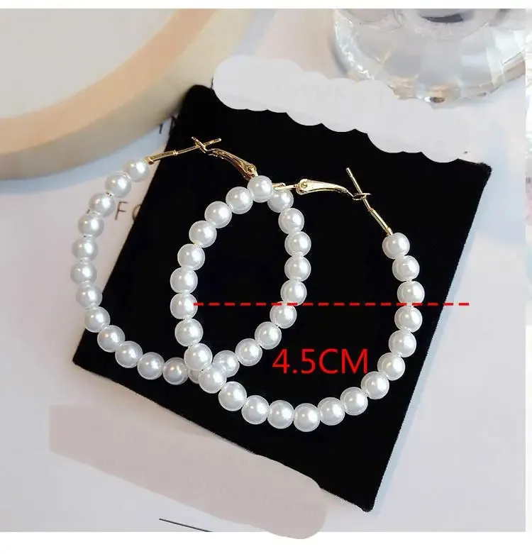 Glamour Earrings Sale Natural Freshwater Pearl Earrings Korean Fashion 2019 New Popular Pearl Women's Earrings Wholesale