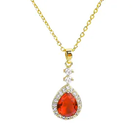 Glittering Zircon Stones Necklace - Fluffy