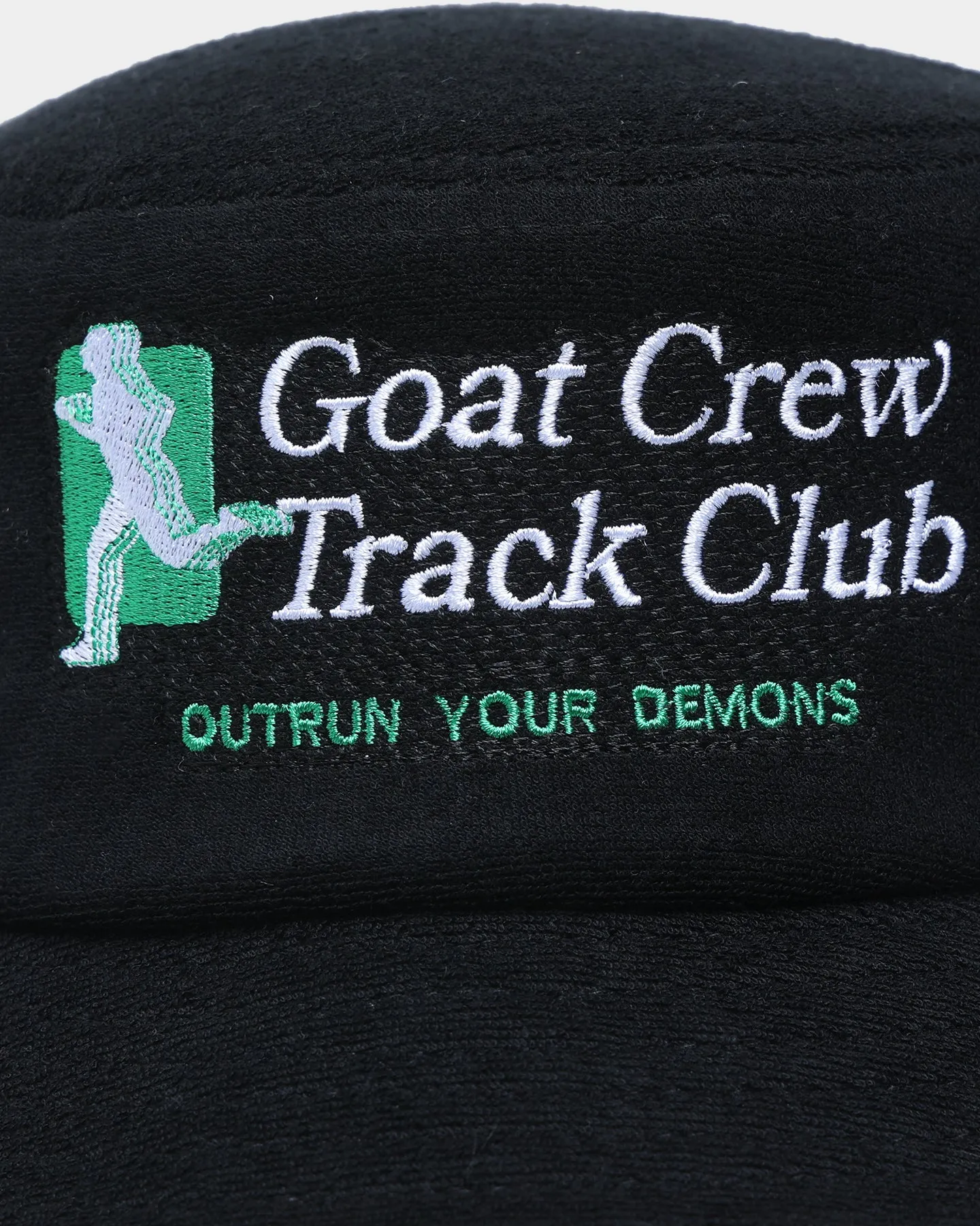 Goat Crew Track Club Towel Bucket Hat Black