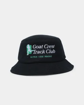 Goat Crew Track Club Towel Bucket Hat Black