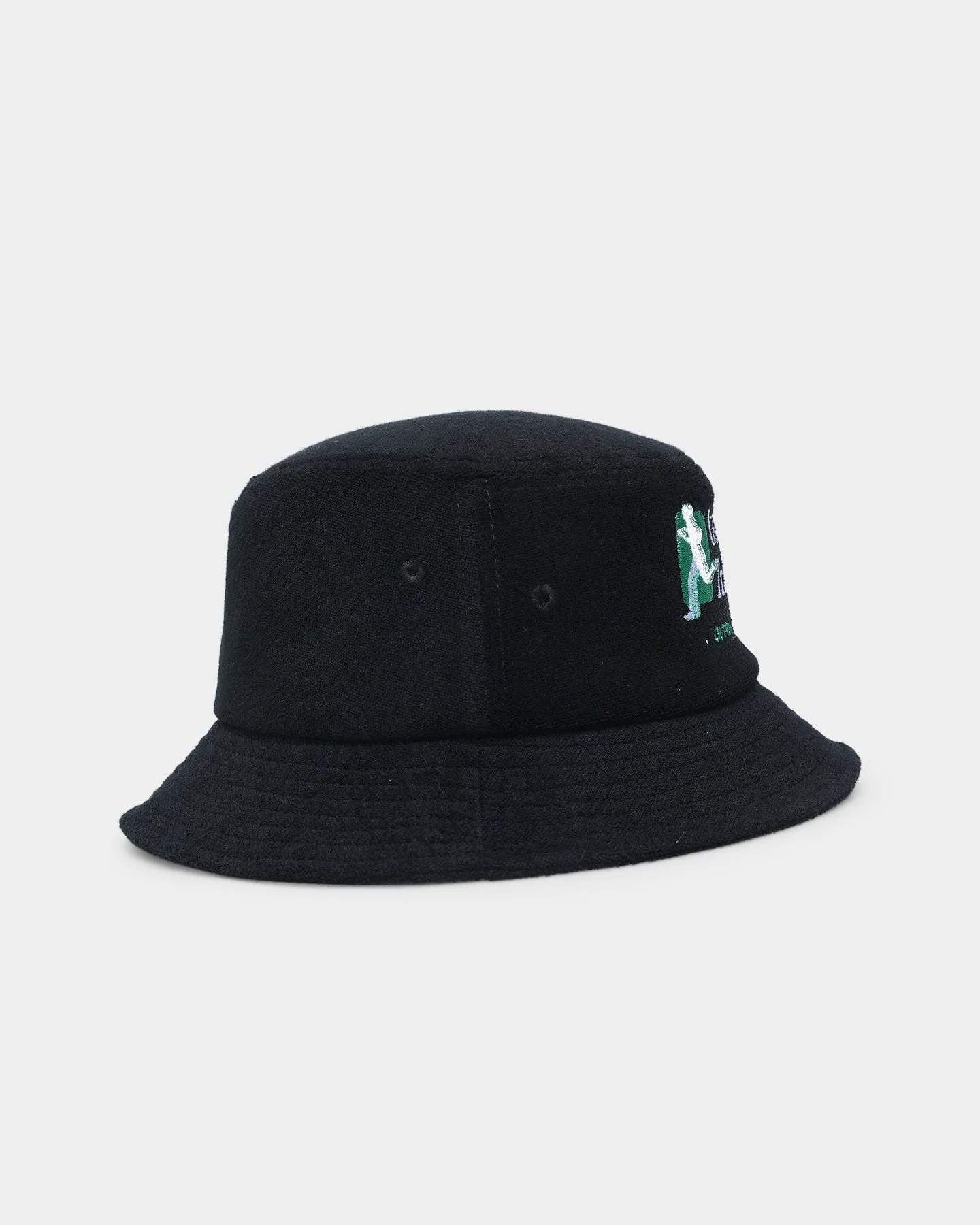 Goat Crew Track Club Towel Bucket Hat Black