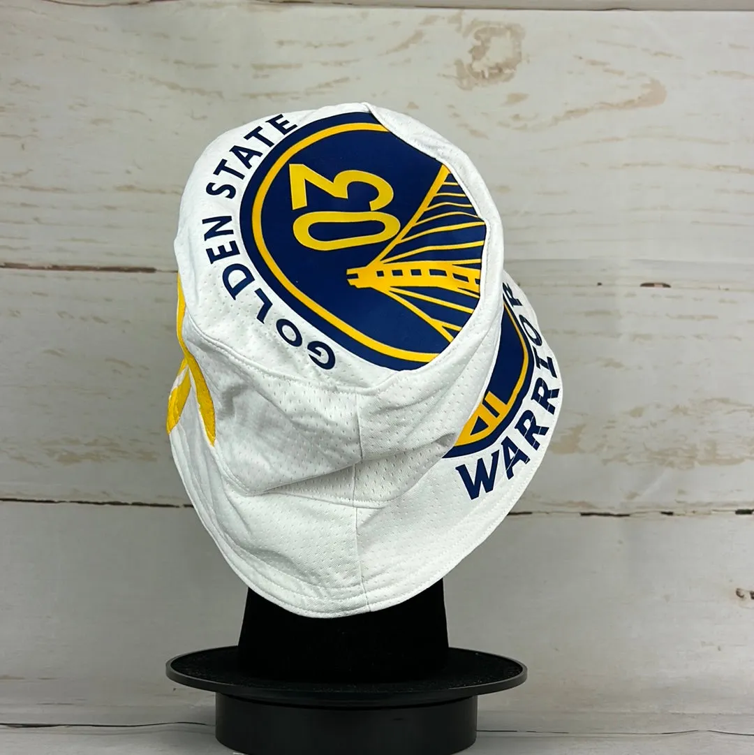 Golden State Warriors Upcycled NBA Jersey Bucket Hat *3