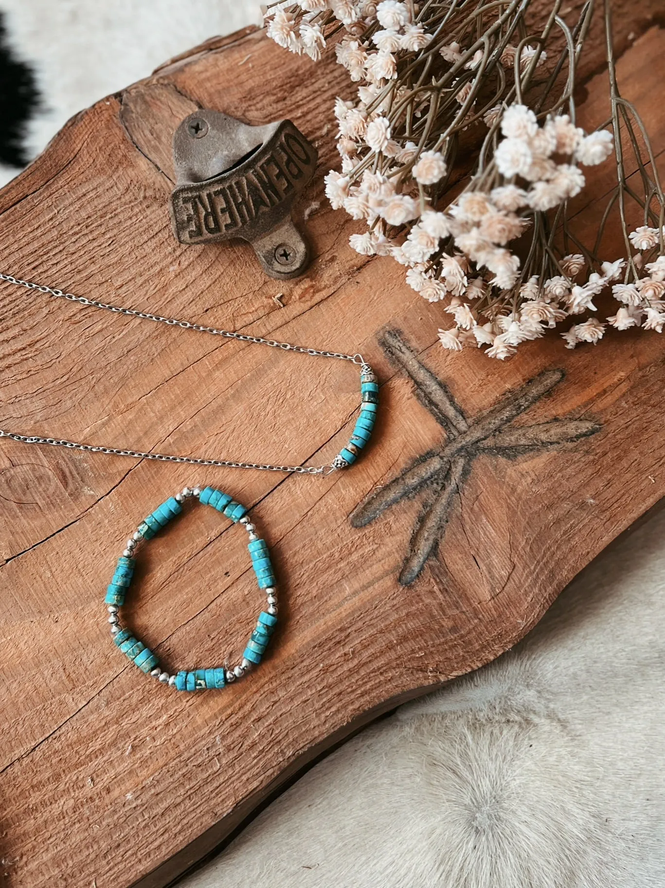 Handmade Turquoise Gemstone Necklace