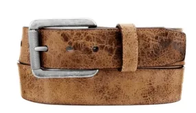 Justin Men's 1 5/8" Tan Rd Tailgunner Belt C13436