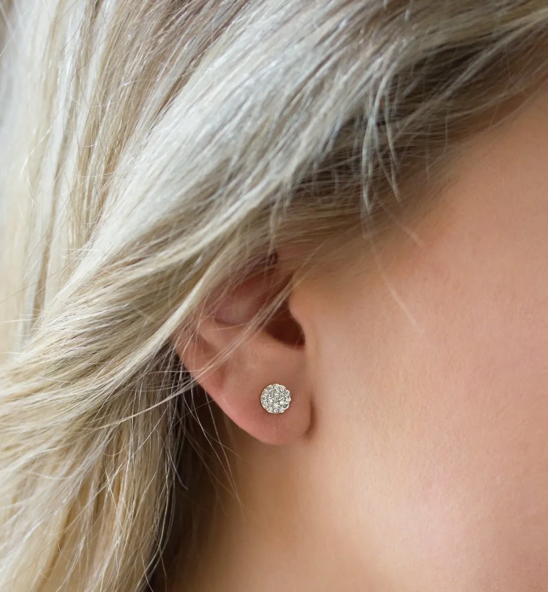 Lola Pavé Stud Earrings