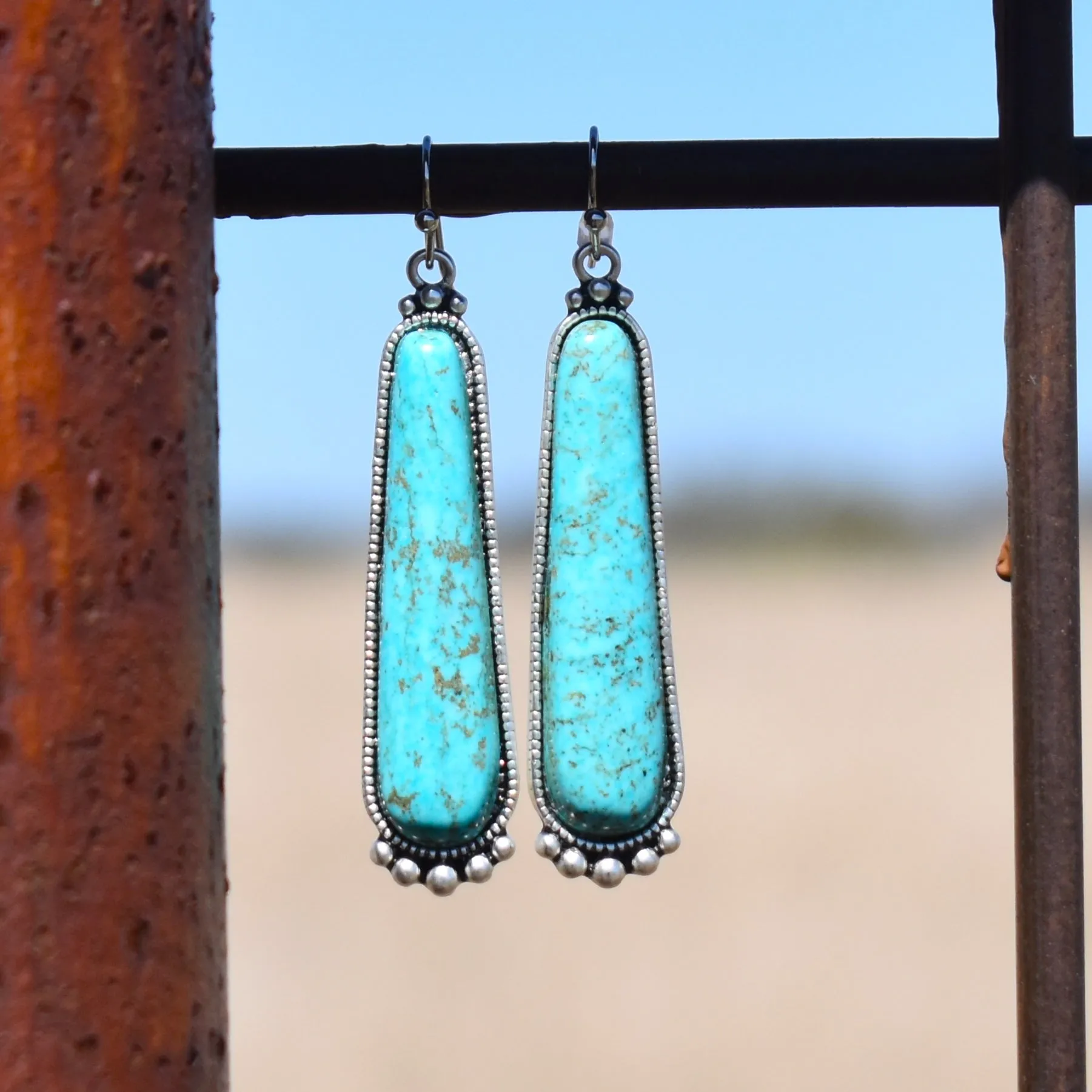 Longmire Turquoise Earrings