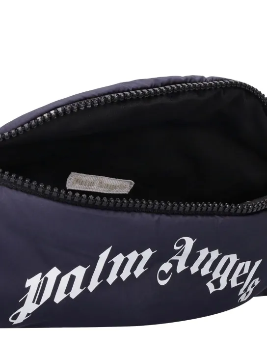 Palm Angels   Logo print nylon belt bag 