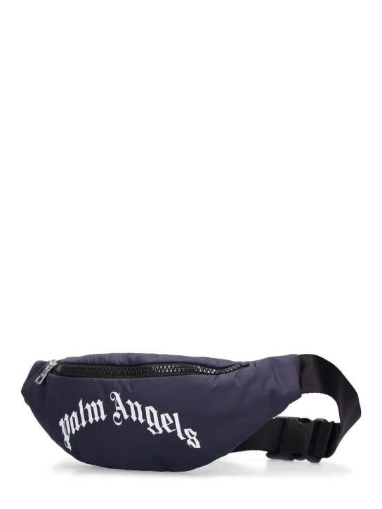 Palm Angels   Logo print nylon belt bag 