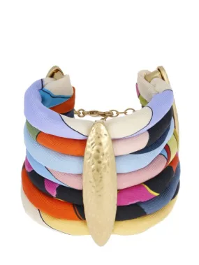 Pucci   Silk twill tubular bracelet 