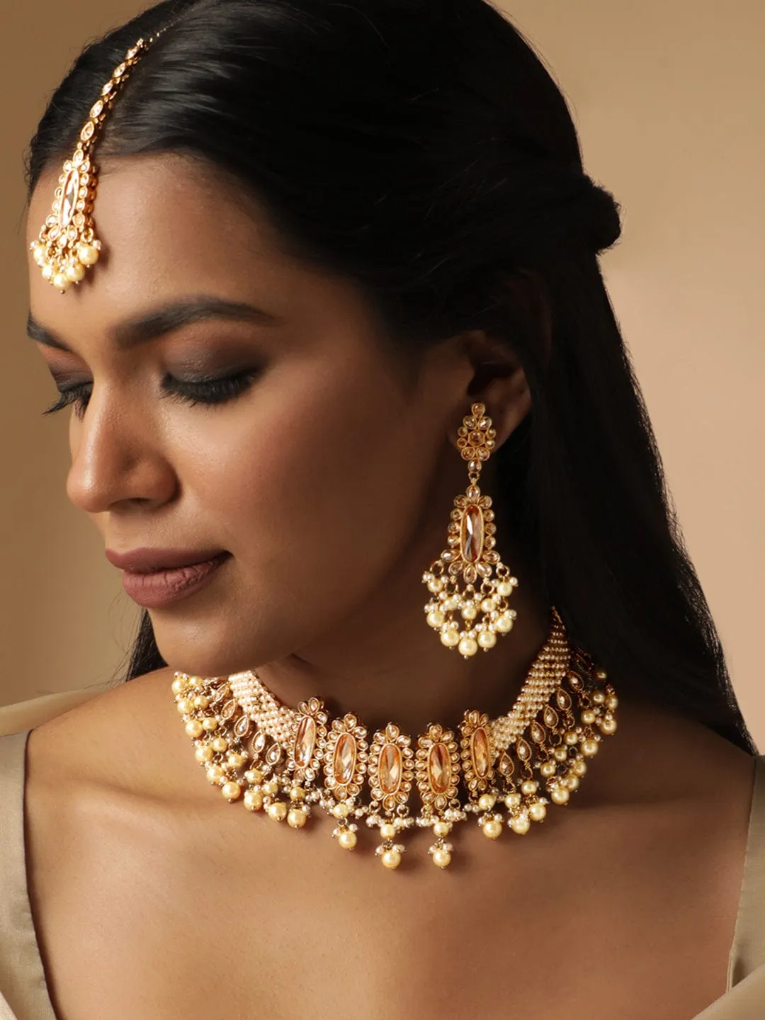 Rubans 22K Gold Plated Jewellery Set