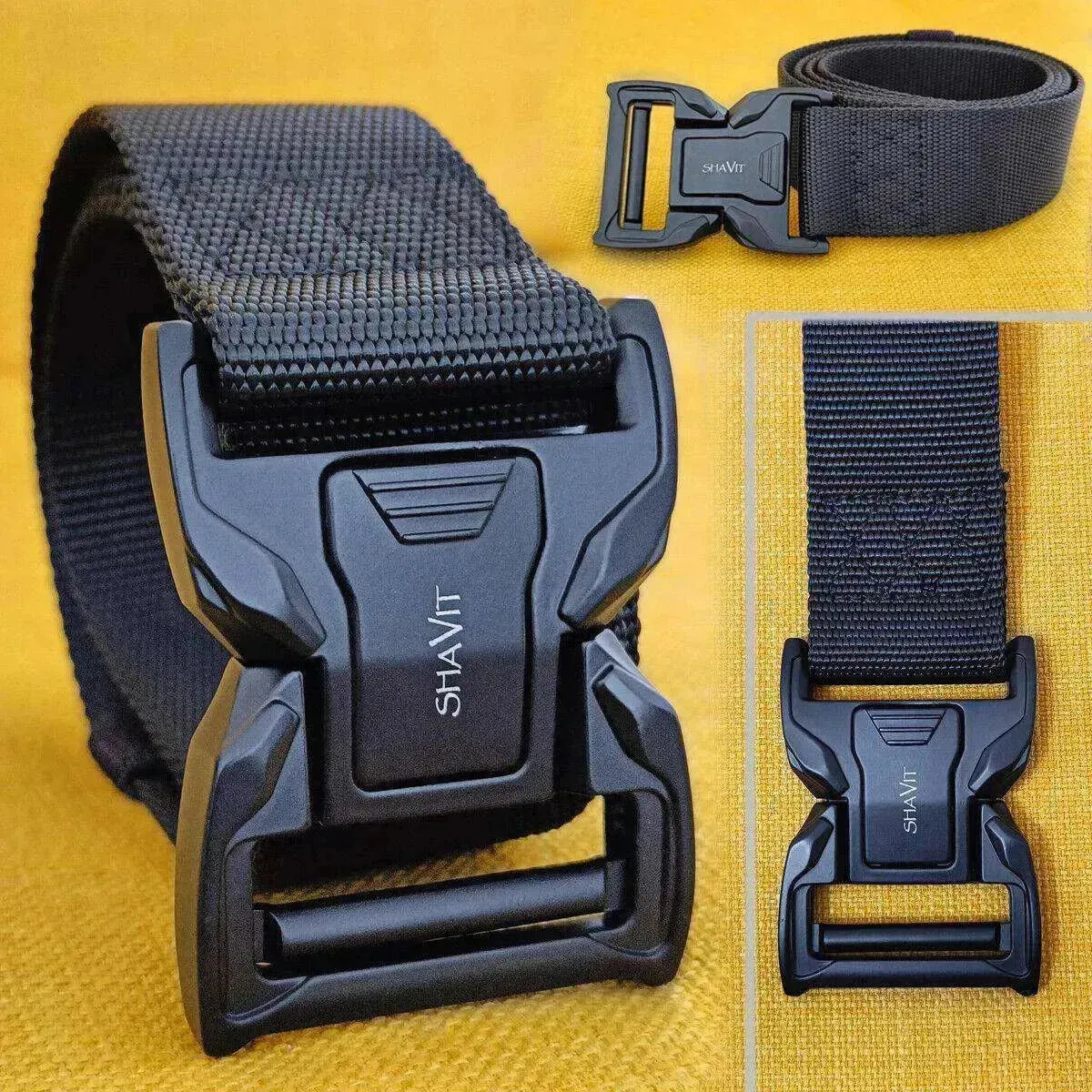 Tactical Military Belt For Men Hiking Rigger Nylon Web Casual Work HOMBRE Belt