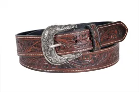 TLP MAHARAJA Leather Belt for Men Colour - Brown (SKU BELT-10027)