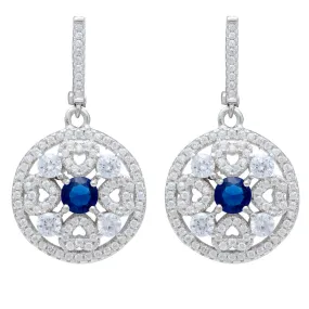 Vibrant Color CZ Earrings For Women IJ15CSSER014